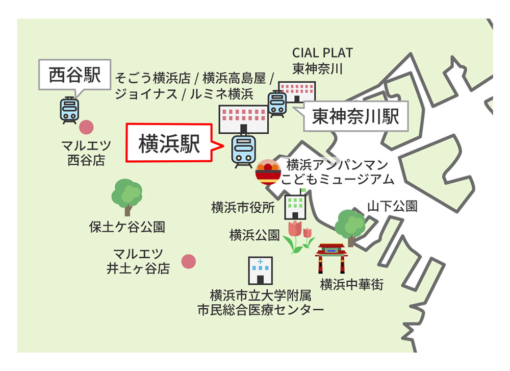 横浜駅マップ（施設）