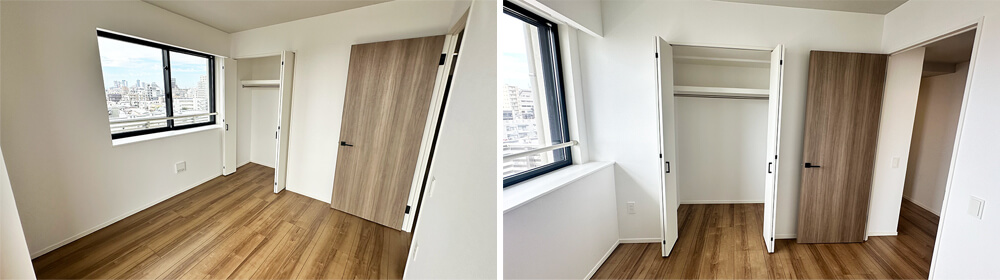 部屋のクローゼットのイメージ