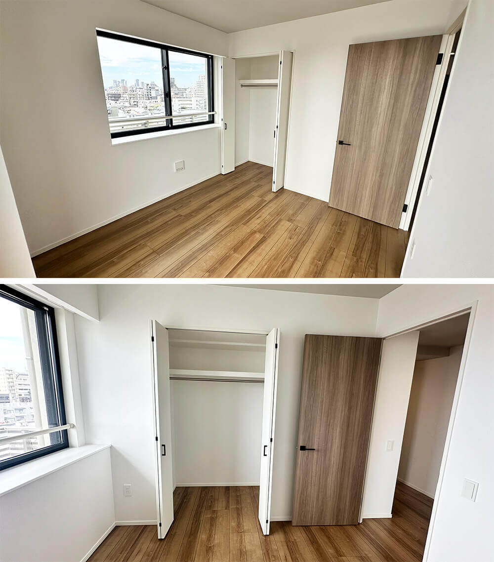 部屋のクローゼットのイメージ