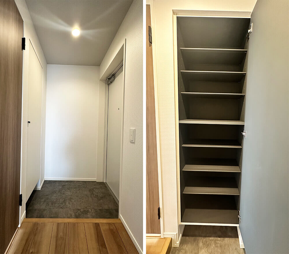 玄関と靴箱のイメージ