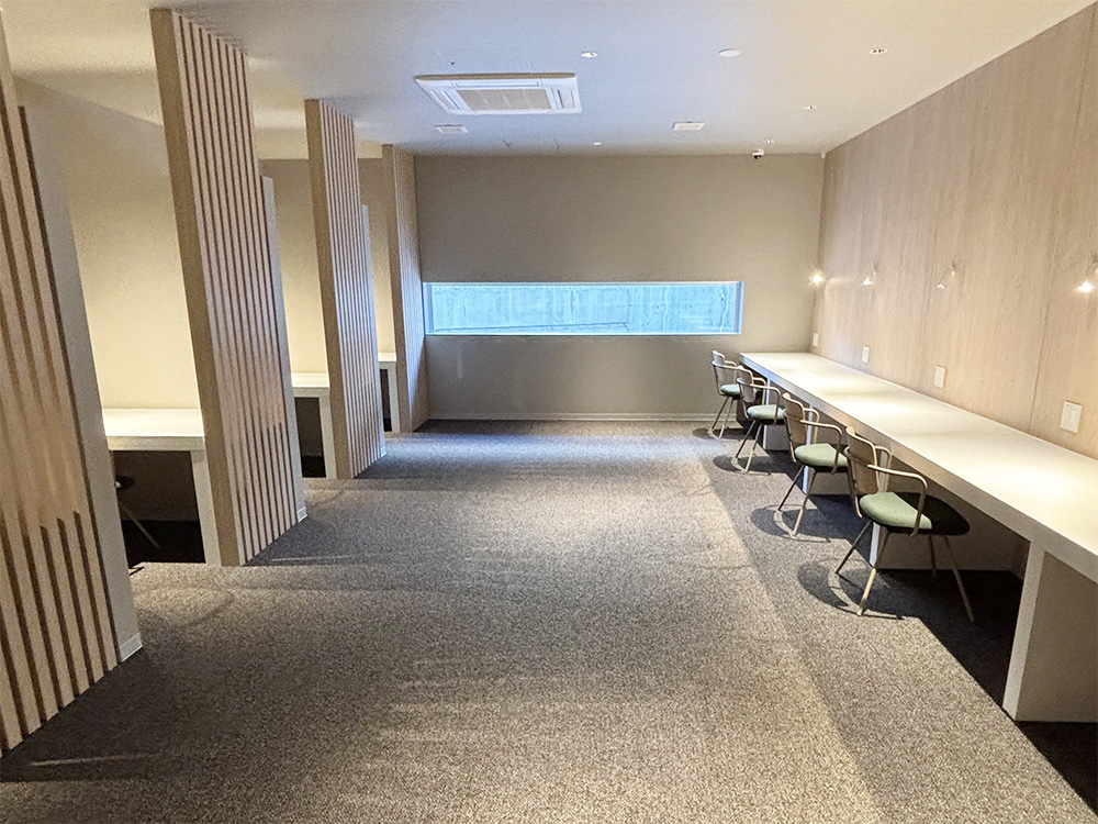 入居者専用コワーキングスペースを完備