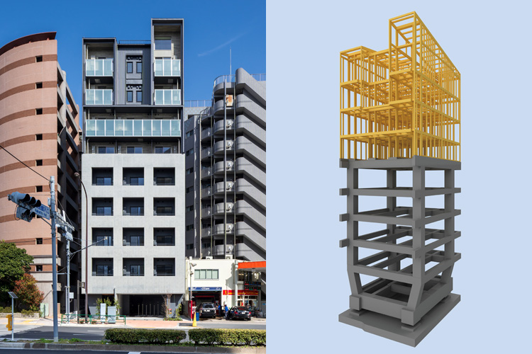 オーナールーム併用型の賃貸免震マンション